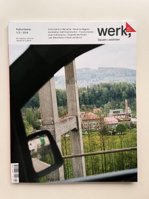 gebrauchtes Buch – werk, bauen + wohnen – Heft 1/2-2014. Kulturräume