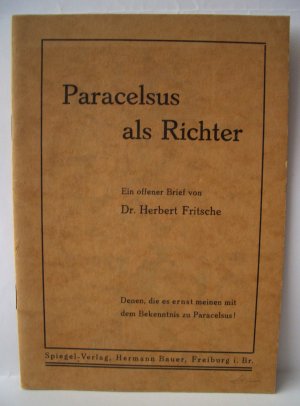 PARACELSUS als Richter