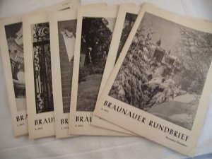 Braunauer Rundbrief 1972 6 Hefte