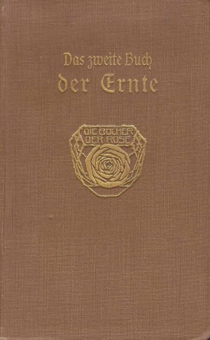 gebrauchtes Buch – Will Vesper – Das zweite Buch der Ernte aus acht Jahrhunderten deutscher Lyrik