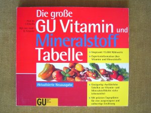 "Die große GU Vitamin und Mineralstoff Tabelle"