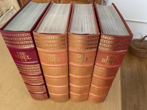 4 Bände): Die Bibel. - Altes und neues Testament in neuer Einheitsübersetzung. Mit 5300 Farbbildern und biblischem Lexikon. (Luxusausgabe)