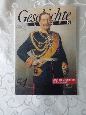 gebrauchtes Buch – Hartmann Wunderer, Gerhard Honekamp – Geschichte Lernen 54. Staat und Gesellschaft im Kaiserreich.