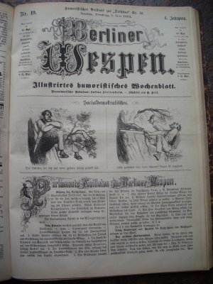 Berliner Wespen -Illustrirtes humoristisches Wochenblatt - 1873