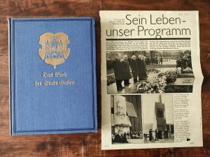 Das Buch Der Stadt Guben Innentitel: Monographien Deutscher Städte, Band XXV Guben. Die Stadt Guben / Lausitz mit ausklappbaren Verkehrs- Plan von Guben […]