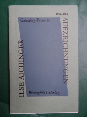 Aufzeichnungen 1950-1985