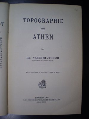 Topographie von Athen