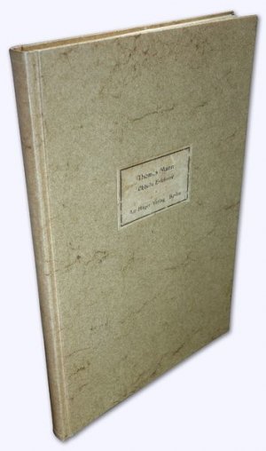 Okkulte Erlebnisse. Erstausg. in einmaliger Aufl. von 300 Expl. vorl. Nr. 194.