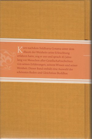 gebrauchtes Buch – Buddha – Die Pfeiler der Einsicht - Reden und Gleichnisse - Geschenkbuch mit Leinen-Einband mit Schmuckprägung und abnehmbarer Banderole