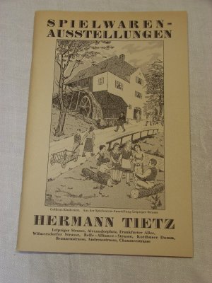 gebrauchtes Buch – Hermann Tietz – Spielwaren Ausstellung Faksimile