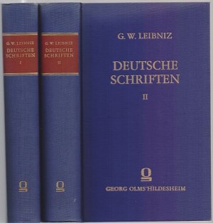 Deutsche Schriften. Hrsg. v. G. E. Guhrauer. Reprografischer Nachdruck der Ausgabe Berlin 1838. 2 Bände.