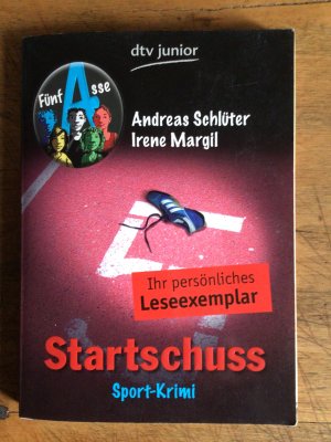 gebrauchtes Buch – Schlüter, Andreas; Margil, Irene – Startschuss, Fünf Asse - Sport-Krimi