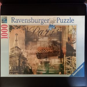 neues Spiel – Ravensburger Puzzle 1000 Teile "Nostalgisches Paris" Nr 157297