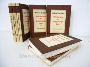 Gesamtausgabe der deutschsprachigen Werke, 8 Bände: I Sonette; II Oden und Epigramme; III Vermischte Gedichte; IV - VI Trauerspiele I, II, III; VII -VIII […]