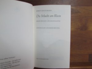 antiquarisches Buch – Bernt Engelmann – Die Macht am Rhein II. Die neuen Reichen. Meine Freunde, die Geldgiganten