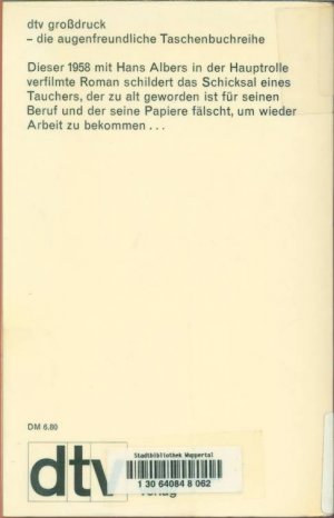 gebrauchtes Buch – Siegfried Lenz – Der Mann im Strom - Großdruck