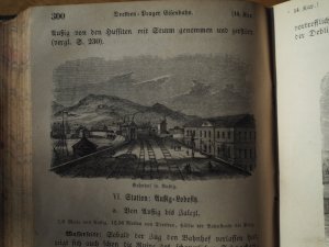 antiquarisches Buch – Illustrirter Dresden-Prager-Führer. Malerische Beschreibung von Dresden, der Sächsischen Schweiz mit Teplitz, der Dresden - Prager Eisenbahn und Prag.