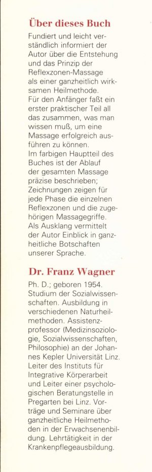 gebrauchtes Buch – Franz Wagner – Reflexzonen-Massage leicht gemacht