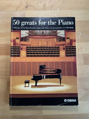 50 greats for the Piano. 50 Klassiker für das Piano (Yamaha)