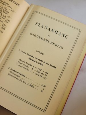 antiquarisches Buch – Karl Beadeker  – Berlin, Reisehandbuch von Karl Baedeker,