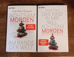 gebrauchtes Buch – Karsten Dusse – 2 X Karsten Dusse - Das Kind in mir will achtsam morden + Achtsam morden - Am Rande der Welt