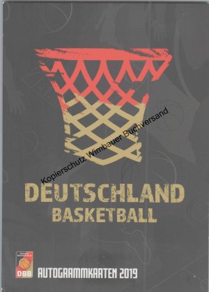 gebrauchtes Buch – Postkarte Deutschland Basketball Autogrammkarten 2019