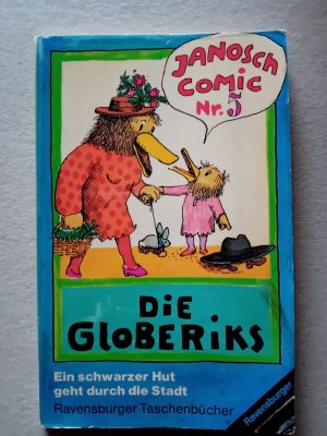 gebrauchtes Buch – Janosch – Die Globeriks - Ein schwarzer Hut geht durch die Stadt / Janosch Comic Nr. 5