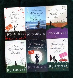 6 X Jojo Moyes (Ein ganzes halbes Jahr + Eine Hand voll Worte + Ein Bild von dir + Weit weg und ganz nah + Über uns der Himmel, unter uns das Meer + Der […]