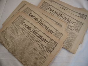 antiquarisches Buch – Kölner Local Anzeiger 8, 11, 14, 21 Juli 1917