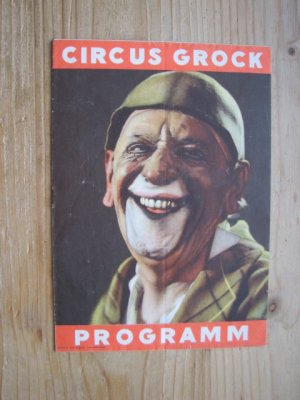 antiquarisches Buch – Cricus Grock – Circus Grock Programm