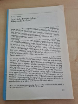 Sowjetische Parapsychologie