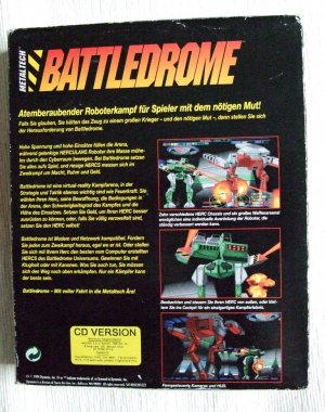 gebrauchtes Spiel – Battledrome Metaltech. Big Box mit Handbuch und OVP