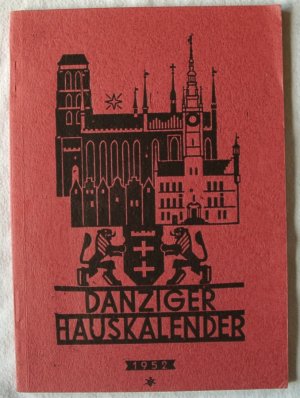 antiquarisches Buch – Siegfried Rosenberg  – Danziger Hauskalender 1952 (4. Jahrgang)