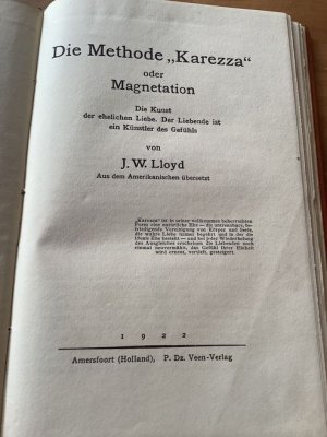 Die Methode Karezza oder Magnetation. Die Kunst der ehelichen Liebe. Der Liebende ist ein Künstler des Gefühls