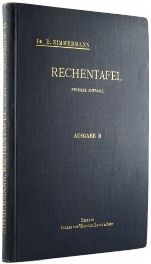 Rechentafel. Ausgabe B.