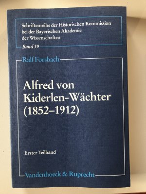 Alfred von Kiderlen-Wächter (1852-1912)