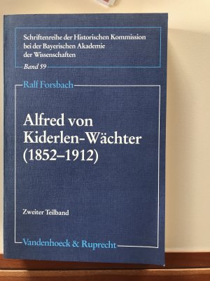 Alfred von Kiderlen-Wächter (1852-1912)