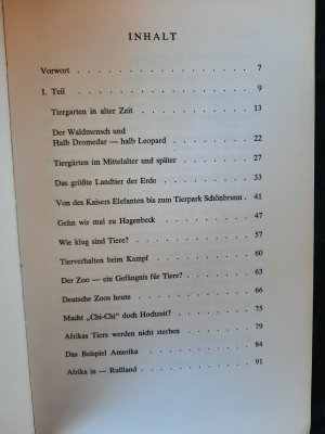 gebrauchtes Buch – Gerhard Wolf – Jahrtausende mit Tieren. Von Tierparks, Zoos und der Entdeckung und Rettung seltener Tiere.