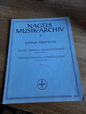 12  Original-Kompositionen für Flöte und Guitarre von Kaspar Fürstenau OP. 35