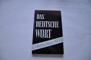 antiquarisches Buch – Das deutsche Wort - Aufsätze 1959