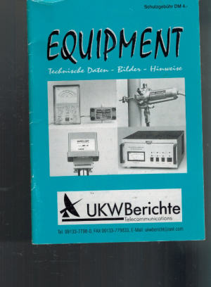 gebrauchtes Buch – UKW Berichte Equipment Technische Daten-Bilder-Hinweise