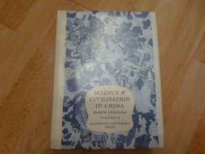 gebrauchtes Buch – Joseph Needham – Science and Civilisation in China Vol.II