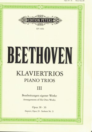 Klaviertrios III op.38,op.36