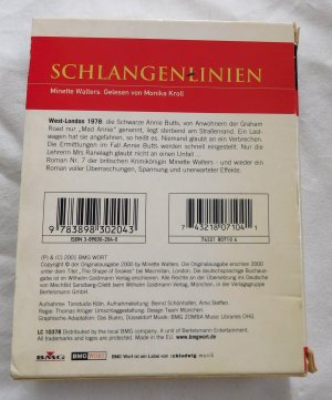 gebrauchtes Hörbuch – Minette Walters – Schlangenlinien