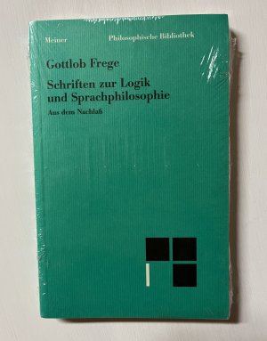 gebrauchtes Buch – Gottlob Frege – Schriften zur Logik und Sprachphilosophie - Aus dem Nachlaß  OVP