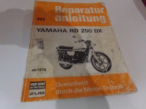 Sehr alte Motorrad Reparaturanleitung für Yamaha RD 250 DX ab 1976