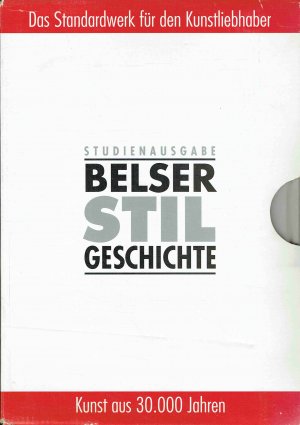 gebrauchtes Buch – Wetzel, Christoph  – Belser Stilgeschichte. Studienausgabe in drei Bänden. Band 1 Altertum. Band 2 Mittelalter. Band 3 Neuzeit.