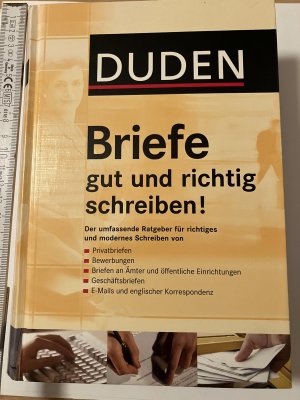 gebrauchtes Buch – Duden - Briefe gut und richtig schreiben!