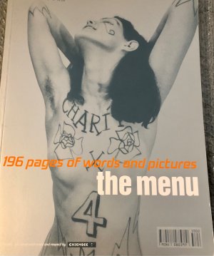 THE MENU 196 words and picture, SEHR RAR