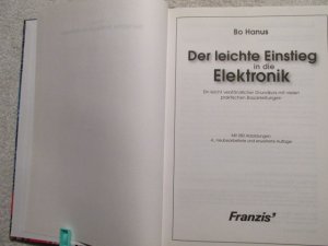 gebrauchtes Buch – Hanus Bo – Der leichte Einstieg in die Elektronik